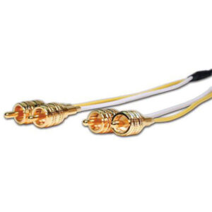 Comprehensive 6' Plenum 2 Gold RCA Plugs Each End Stereo Audio Cable - Comprehensive