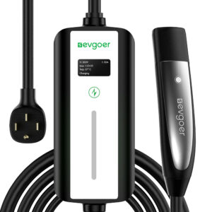 EG Evgoer EV Charger, Level 2 32 Amp, 16FT Cable, NEMA14-50 Plug, Adjustable Current, IP66 Waterproof, for All Tesla Models - EG Evgoer